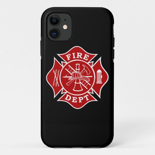 Brandweerman Maltese kwestie over telefoon Case-Mate iPhone Case (Achterkant)