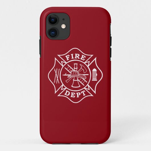 Brandweerman Maltese kwestie over telefoon Case-Mate iPhone Case (Achterkant)