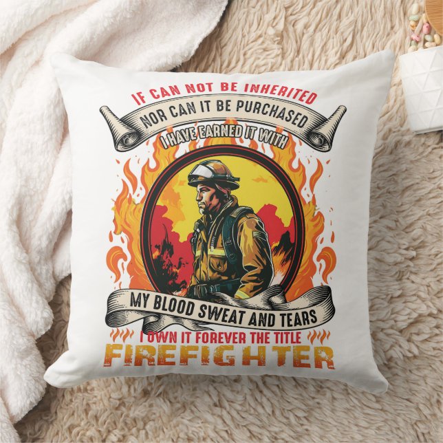 Brandweerman Mannen Kussen (Deken)