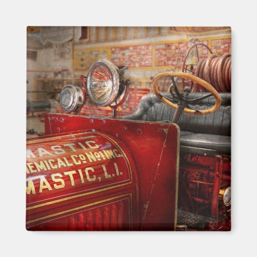Brandweerman - Mastic chemische co Magneet (Voorkant)
