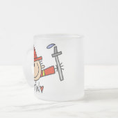 Brandweerman Matglas Koffiemok (Voorkant links)