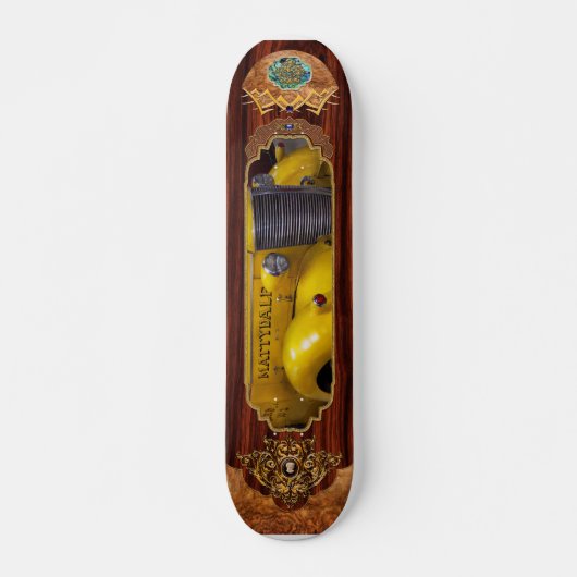 Brandweerman - Mattydale Persoonlijk Skateboard (Voorkant)