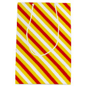 Brandweerman met de titel Birthday Party Guest Fav Medium Cadeauzakje (Achterkant)