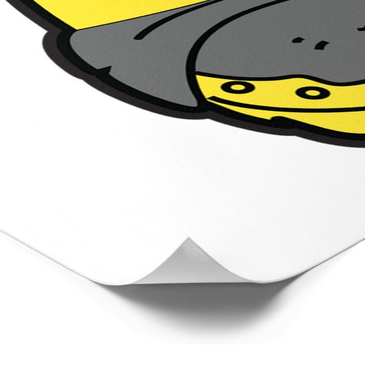 Brandweerman met een bijl poster (Hoek)