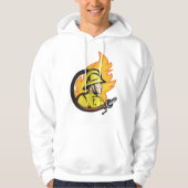 Brandweerman met een Mannen hodie Hoodie (Voorkant)