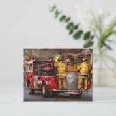 Brandweerman - Metuchen Fire Department Briefkaart (Staand voorkant)