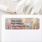 Brandweerman - Metuchen Fire Department Etiket (Insitu)