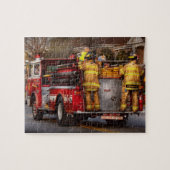 Brandweerman - Metuchen Fire Department Legpuzzel (Horizontaal)