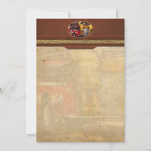 Brandweerman - Metuchen Fire Department Notitiekaartje (Voorkant)