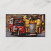 Brandweerman - Metuchen Fire Department Visitekaartje (Achterkant)