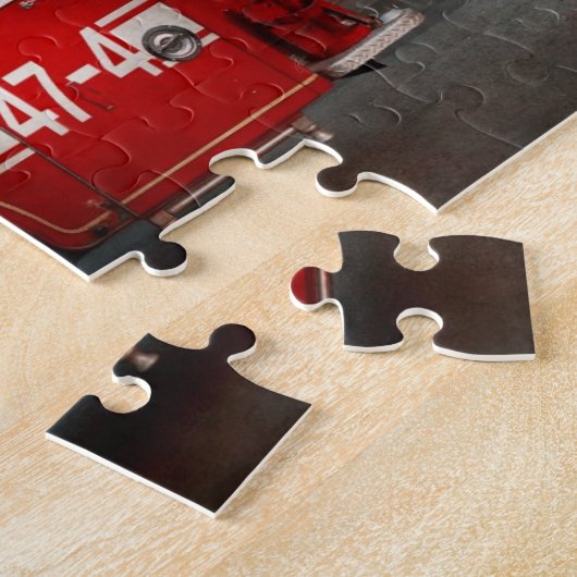 Brandweerman - Metuchen, NJ - Altijd bereikbaar Legpuzzel (Zijkant)