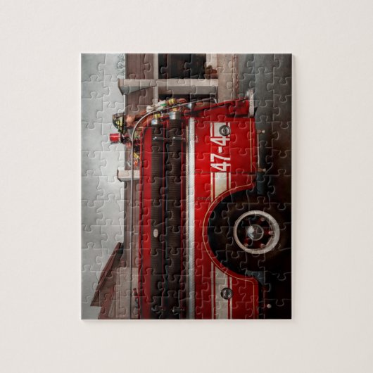 Brandweerman - Metuchen, NJ - Altijd bereikbaar Legpuzzel (Verticaal)