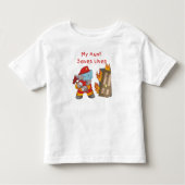 brandweerman Mijn tante redt overhemden en cadeaus Kinder Shirts (Voorkant)