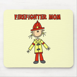 Brandweerman Moeder T-shirts en Cadeaus Muismat