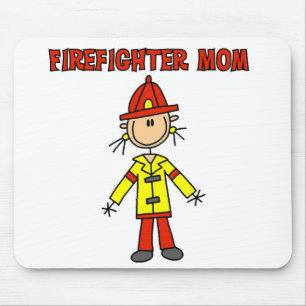 Brandweerman Moeder T-shirts en Cadeaus Muismat