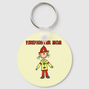 Brandweerman Moeder T-shirts en Cadeaus Sleutelhanger