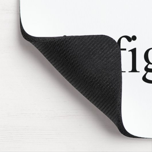 Brandweerman Mousepad Muismat (Hoek)