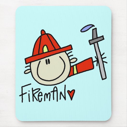 Brandweerman Muismat (Voorkant)