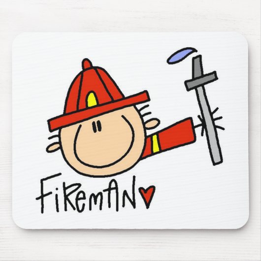 Brandweerman Muismat (Voorkant)