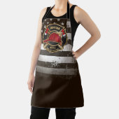 Brandweerman NAAM Brandweer VS Vlag Schort (Insitu)