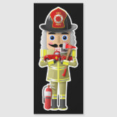 Brandweerman Notenkraker met kleine rode vrachtwag (Voorkant)