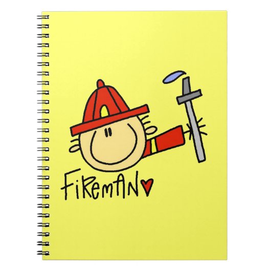 Brandweerman Notitieboek (Voorkant)