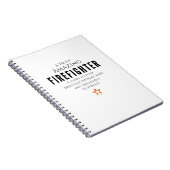 Brandweerman Notitieboek (Rechterzijde)