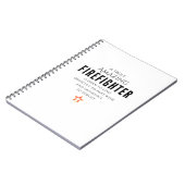Brandweerman Notitieboek (Linkerzijde)