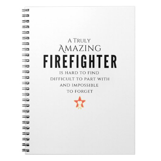 Brandweerman Notitieboek (Voorkant)