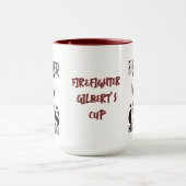 Brandweerman, omdat agenten nodig hebben | Grappig Mok (Midden)