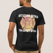 Brandweerman - ons overspoelen om uw eigen tijd te t-shirt (Achterkant)