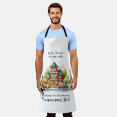 Brandweerman op een warme voorjaarsmiddag schort (Gedragen)