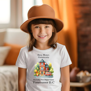 Brandweerman op een warme voorjaarsmiddag t-shirt