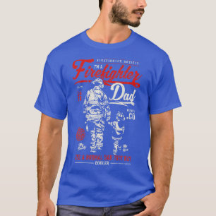 Brandweerman Papa Gifts voor vader van Kinder Son T-shirt