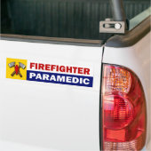 Brandweerman Paramedic Bumpersticker (Op Truck)