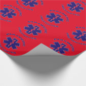 Brandweerman Paramedic Cadeaupapier (Hoek)