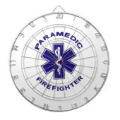 Brandweerman Paramedic Dartbord (Voorkant)