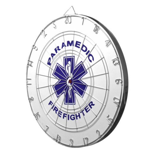 Brandweerman Paramedic Dartbord (Voorkant Rechts)