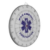 Brandweerman Paramedic Dartbord (Voorkant Links)