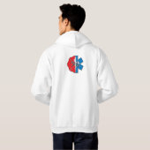Brandweerman, Paramedic Hoody (Achterkant volledig)