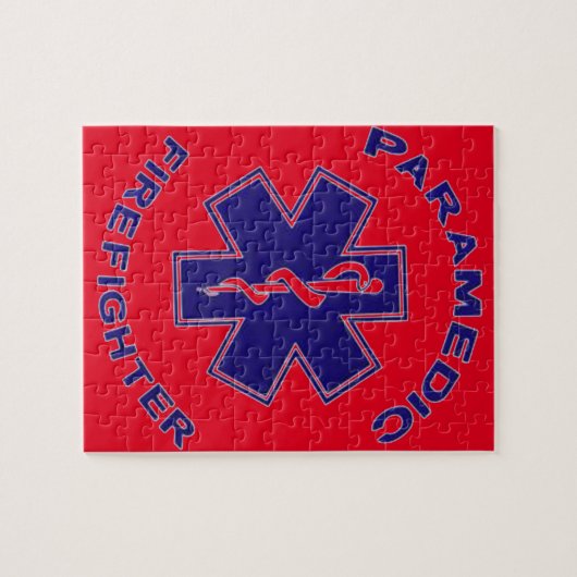 Brandweerman Paramedic Legpuzzel (Horizontaal)