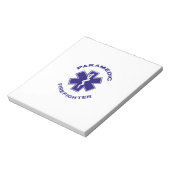 Brandweerman Paramedic Notitieblok (Linkerzijde)