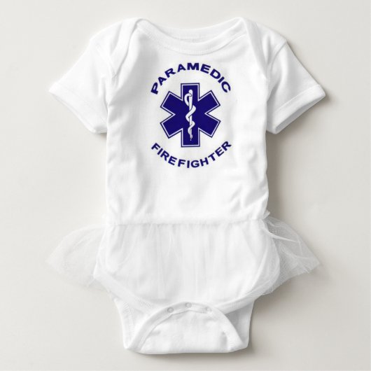 Brandweerman Paramedic Romper (Voorkant)