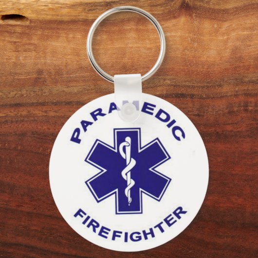 Brandweerman Paramedic Sleutelhanger (Voorkant)