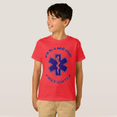 Brandweerman Paramedic T-shirt (Voorkant volledig)