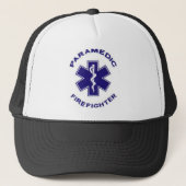 Brandweerman Paramedic Trucker Pet (Voorkant)