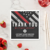 Brandweerman Pensioen Jubileum Vlag Servet (Insitu)