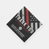 Brandweerman Pensioen Jubileum Vlag Servet (Hoek)