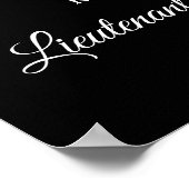 Brandweerman pensioen rode lijn vlag welkom poster (Hoek)