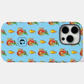 Brandweerman Pepper & Flame Pattern Initiaal Optio Case-Mate iPhone Case (Achterkant (horizontaal))